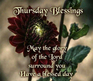 Thursday blessings. .