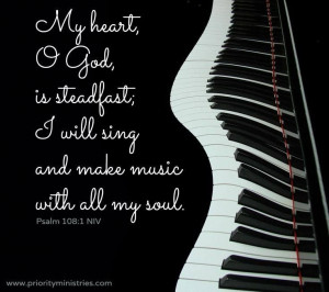 PSALM 108:1: Music Lovers, Psalms 1081, Christian Music Quotes, Music ...