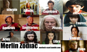 Merlin on BBC Merlin Zodiac: Who are you?