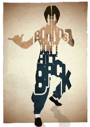 Awesome Posters Of Quotes By Gollum, Bruce Lee, Iconic Movie ...