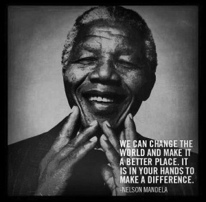 Mandela quote inspirational motivation ripple effect