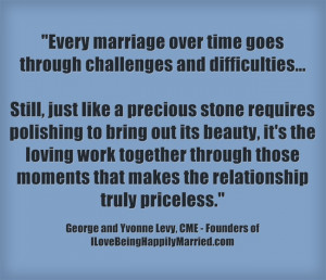 Every marriage over time goes through challenges and difficulties…