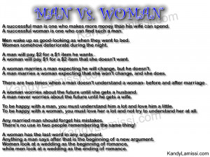 Battle of the Sexes Man vs Woman