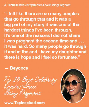 Top 10 Best Celebrity Quotes About Being Pregnant