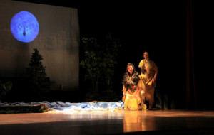 Nanyehi and her mother, Tenia at the river