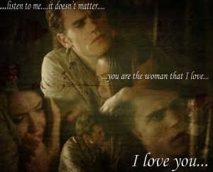The Vampire Diaries TV Show Stefan and Elena