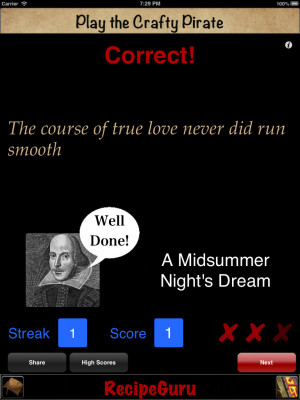 famous quote of William Shakespeare you have to select the play ...