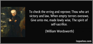 To check the erring and reprove; Thou who art victory and law, When ...