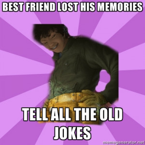 The Heroes of Olympus Leo and his jokes... (Meme)