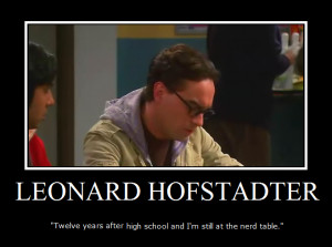 The Big Bang Theory Leonard Hofstadter :]
