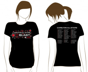 Cheer Blast competition t-shirt design for Carleton All-Stars ...