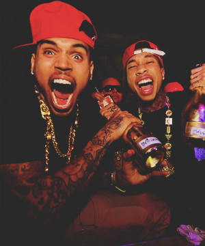 Tyga x Chris Brown – Ayo + The Gold Album Art