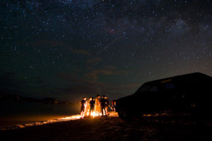 bonfire, friends, sky, stars