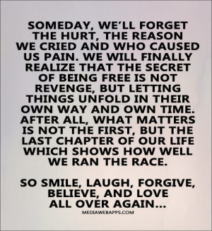 ... for this image include: laugh, love, smile, faith and again tomorrow