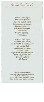 Ruth Bell Graham...In Her Own Words More