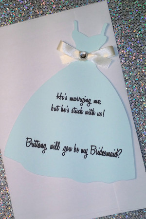 Will you be my bridesmaid/maid of honor