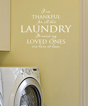 ... look at this White 'Thankful For Laundry' Wall Quote on zulily today