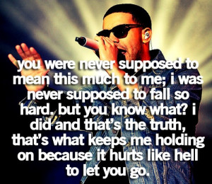 drake quote. When I read this I broke down, because it made me think ...