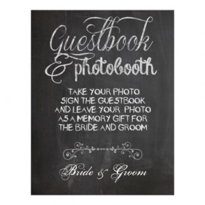 Wedding Photo Booth Poster #chalk #chalkboard #typography #quote ...