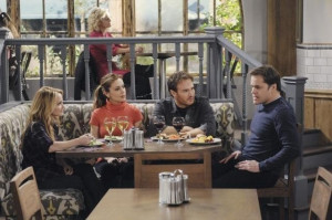 Still of Alyssa Milano, Josh Lawson, Kelly Stables and Kyle Bornheimer ...