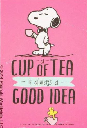 Cup of Tea #snoopy ♡ see more cartoon pics at www ...