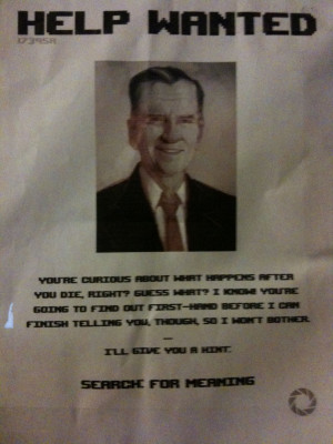 The Cave Johnson Help Wanted Poster and Obtaining the Audio ...