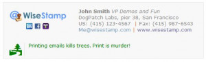 Green Email signature Footers • Like & Repin ☛ wisestamp.com