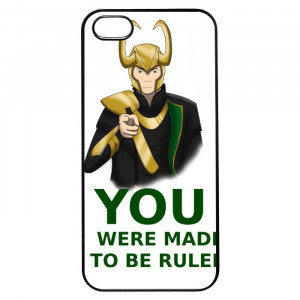 Avengers Loki Quotes iPhone 5 Case