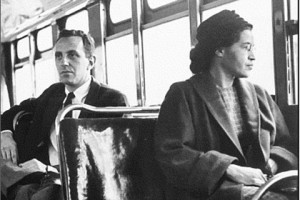 ... Rosa Parks’s landmark bus incident.Four words: THANK YOU, Rosa Parks
