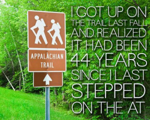 The Appalachian Trail Runs...