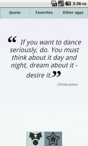 View bigger - Quotes about Dancing for Android screenshot