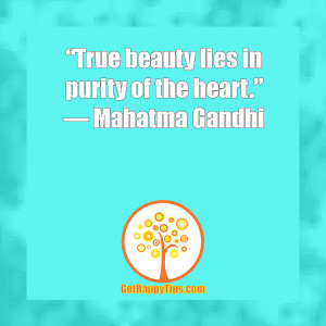 True Beauty Quotes And Sayings Mahatma-gandhi-heart-quote