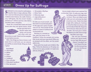 Dress Up for Suffrage!