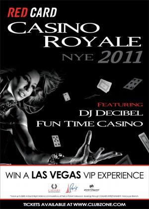 Casino Royale themed New Years Eve Party at Red Card Sports Bar and ...
