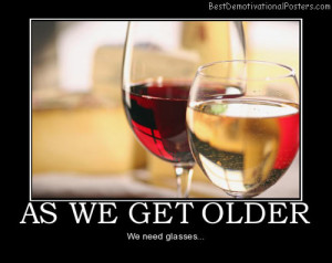 as we get older we need glasses