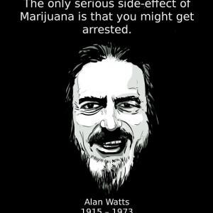 Philosopher Alan Watts Marijuana Side Effects Quote