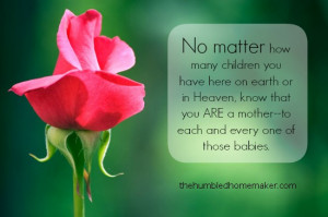 Encouragement for Mothers who Experience Loss