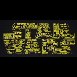 Star Wars - Quotes Logo T-shirt