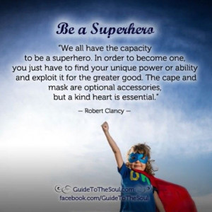 ... love! - Inspirational quote www.guidetothesoul.com #superheroes #