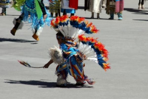 Aboriginal Day celebrations in Canada. Traditional dancing, music ...