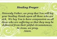 prayer quotes for healing bing images more life quotes prayer for sick ...