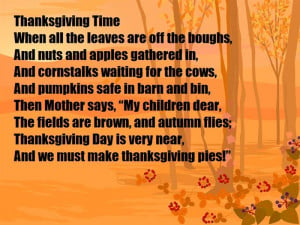 Here Is The New Collection Of Best Short Happy Thanksgiving Day Poems ...