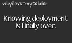 This deployment is finally over!! More