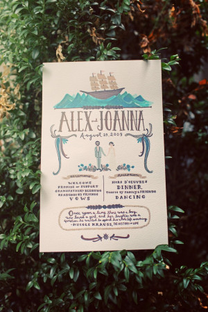 Andrea's Wedding: DIY Invitations