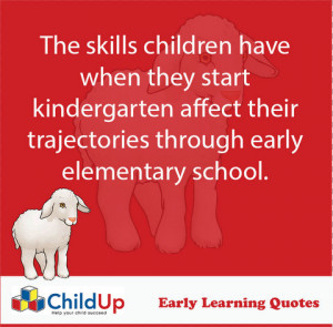 ChildUp Early Learning Quote #200: When Children Start Kindergarten…