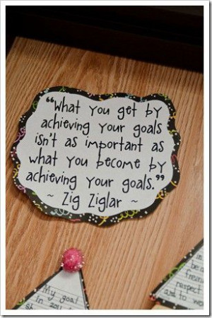 ... Goals Boards, Kids Projects, Goals Quotes, Sets Goals, Zig Ziglar, New