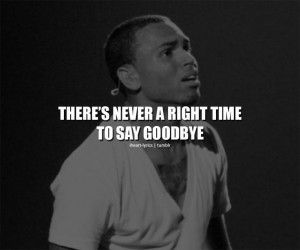 Chris Brown - Say Goodbye lyrics: Chris Brown Lyrics, Chris Brown ...