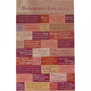 Shakespeare's Love Quotations Magnet Set