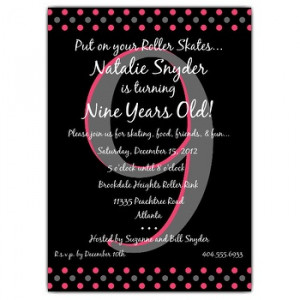 ... 9th birthday invitations submited images pic 2 fly wallpaper birthday