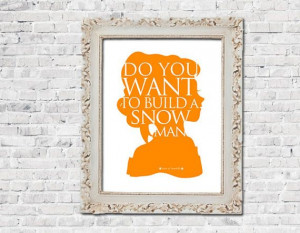 Frozen Disney Anna Quote DIY Poster Instant by PrintStacheo, $8.00